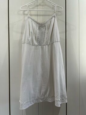 Old Navy lined linen-blend summer dress
